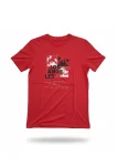 Camiseta roja unisex 3