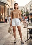 Blusa Crop Inspire Beige