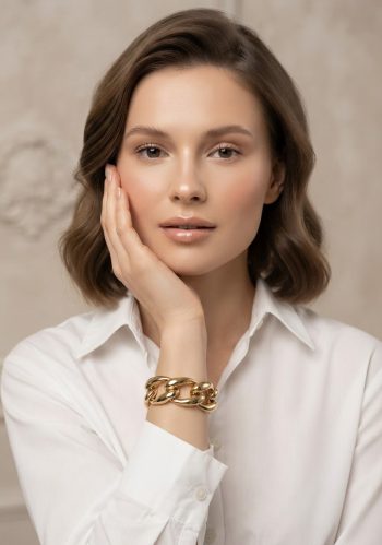 PULSERA DORADO ESLABON