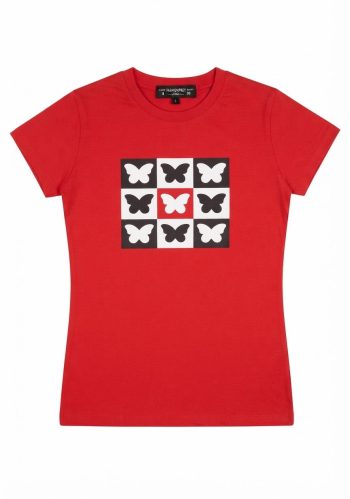 Camiseta Roja BUTTERFLY