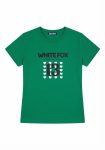 Camiseta Verde White Fox 13 Corazones