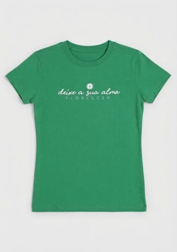 Camiseta Verde FLORESCER