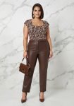 Blusa Body Animal Print.