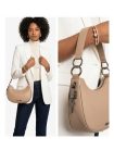 Bolso de hombro de piel - Clásico y elegante.